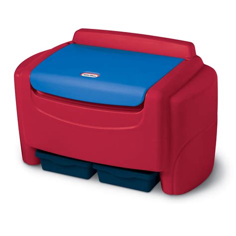 Little Tikes Sort 'N Store Kids Toy Storage Chest, Red and Blue - Walmart.com