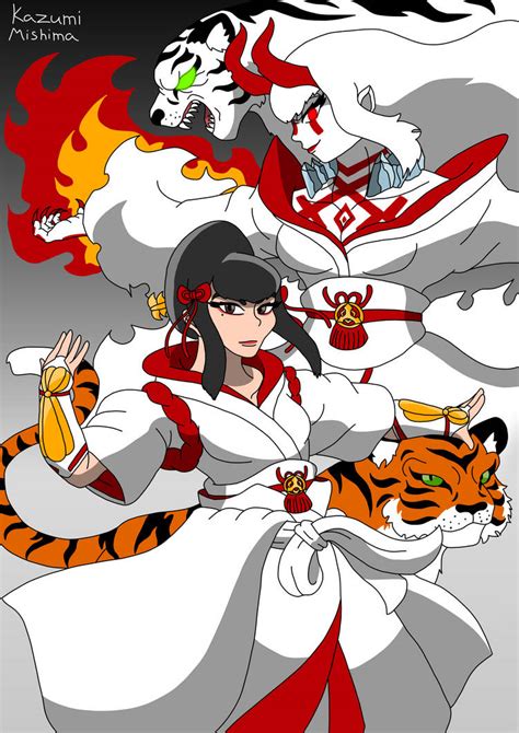 Tekken-Kazumi Mishima by sonicfan546 on DeviantArt