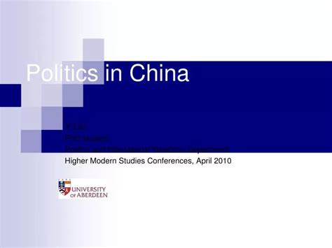 PPT - Politics in China PowerPoint Presentation, free download - ID:13990