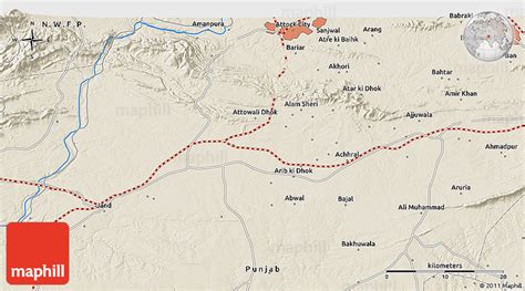 Satellite 3D Map Of Attock City, 48% OFF
