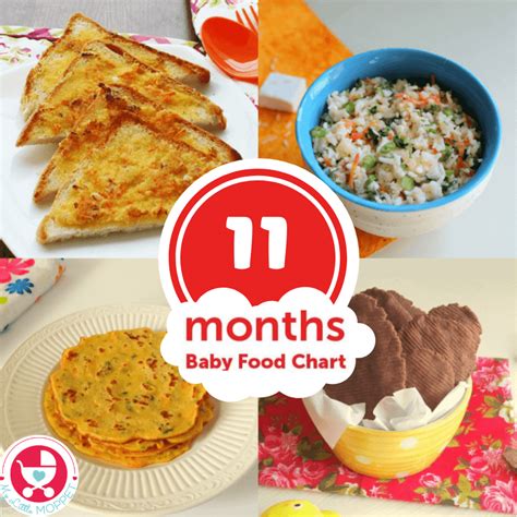 11 Months Baby Food Chart with Indian Recipes