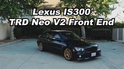 2003 Lexus IS300 Manual Black - OEM TRD Neo V2 Front End - YouTube