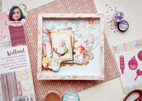 Baby Shadow Box Frame – Scrap Booking