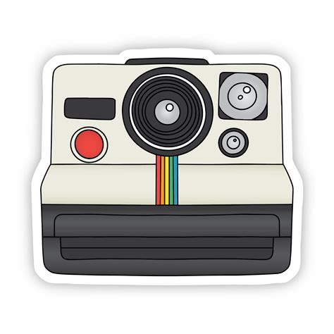 Classic Instant Camera Aesthetic Sticker – Big Moods