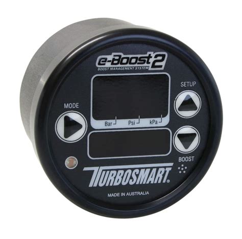 Turbosmart eBoost2 EBC Electronic Turbo Boost Controller Gauge, 60mm (Black)