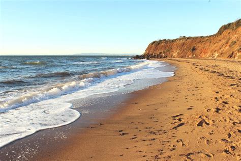 Sandy australian beach stock image. Image of aussie, mornington - 74624365