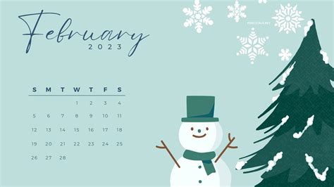 February 2023 Calendar Desktop Wallpapers Free Download