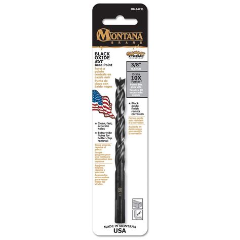 Montana Brand 3/8 in. Brad Point Drill Bit-MB-64721 - The Home Depot