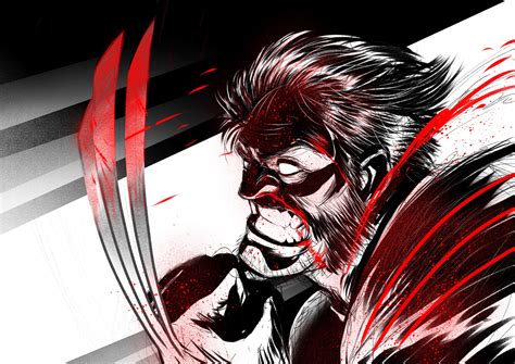 Wolverine Illustration 4k Wallpaper,HD Superheroes Wallpapers,4k ...