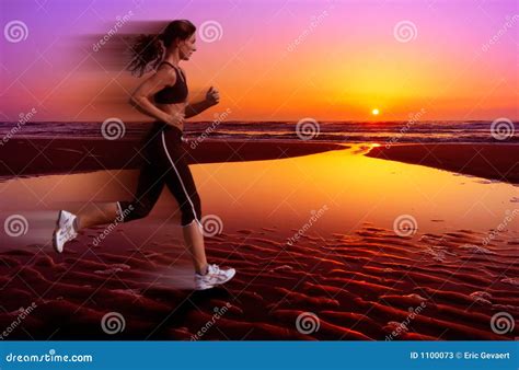 Running and sunset stock image. Image of legs, sweat, lifestyle - 1100073