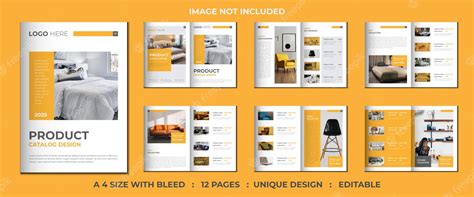 Premium Vector | 12 Pages company product catalog or portfolio template ...