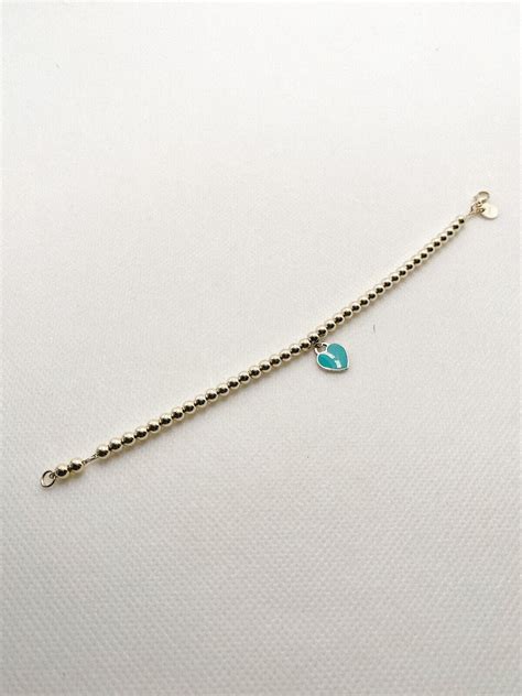 Tiffany & Co Return to Blue Bracelet Sterling Silver 925 No BOX 6.5" | eBay