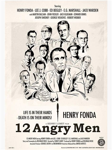 "12 angry men movie poster" Poster for Sale by heyst | Redbubble