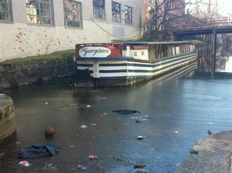 Spotted In Georgetown: Lost And Found Frozen In the Canal | Georgetown, DC Patch