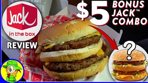 Jack In The Box® | Bonus Jack™ Combo | Food Review! 🤡🍔💵 - YouTube