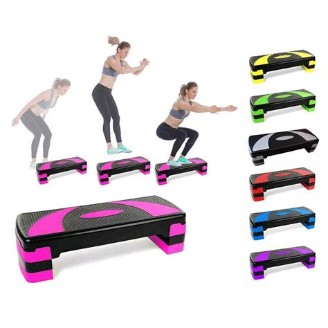 Buy LHY Kitchen Aerobic Stepper Fitness Steps Adjustable Height Level Cardio Exercise Steppers ...