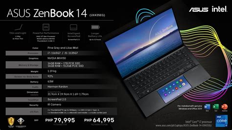 ASUS ZenBook 14 with ScreenPad Released - DAGeeks.com