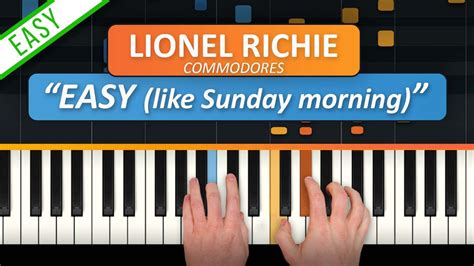 Piano Tutorial: "Easy (Like Sunday Morning)" by Commodores | HDpiano ...