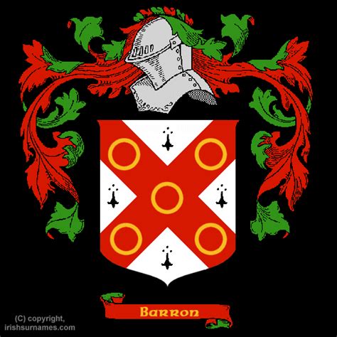 barron Coat of Arms, Family Crest - Free Image to View - barron Name ...