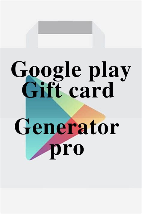 Google Play Gift Card Generator Pro | Google play gift card, Gift card generator, Google play