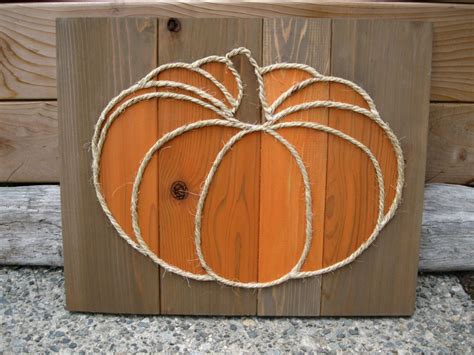 Add this unique rustic pumpkin to your fall home decor! The shape of ...