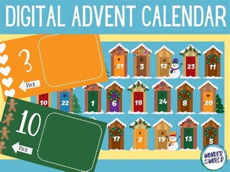 Christmas advent calendar for PowerPoint and Google Slides | Teaching Resources