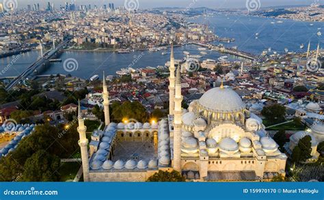 Aerial View of Golden Horn in Istanbul Editorial Image - Image of ...