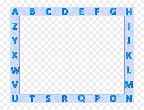 Alphabet Border Clipart Free - All About Logan