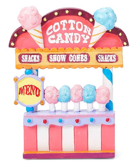 Candy Carnival Cotton Candy Stand Figurine | Candy stand, Clay christmas decorations, Paper gifts