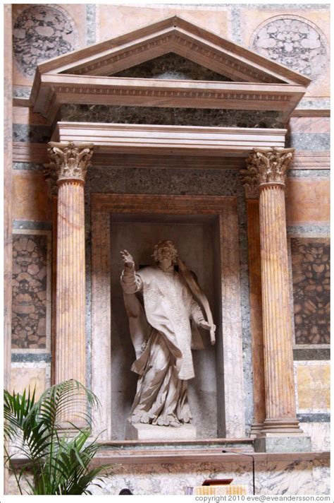 Statues Inside The Pantheon