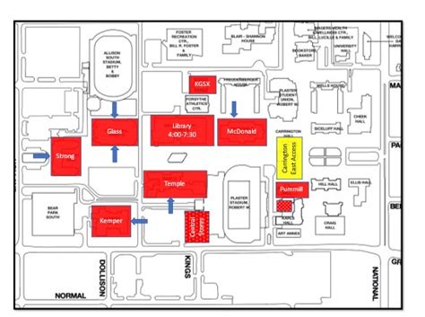 Building Entrance and Security for Thursday, September 8th UT-Martin Football Game ...