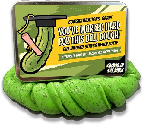 Amazon.com: Graduation Dill Dough Fidget Putty Gag Gift for Adults - Celebrate Success with ...