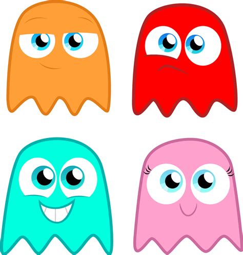 Pacman Images Ghosts - ClipArt Best