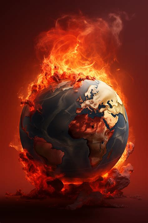 Earth On Fire Free Stock Photo - Public Domain Pictures