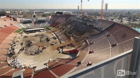 USC Football: Coliseum renovation looks stunning on live construction cam