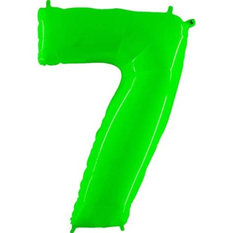 Neon Green NUMBER Balloon Neon Lime Green Giant Number - Etsy