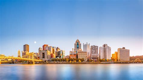 Pittsburgh Skyline Wallpapers - 4k, HD Pittsburgh Skyline Backgrounds ...