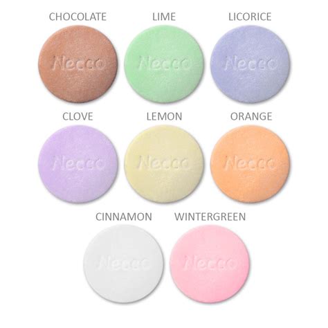 Necco Wafers Classic Variety Candy, Assorted Flavors 24 Count Tray - Walmart.com