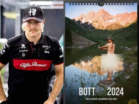 Valtteri Bottas releases naked 2024 calendar for a noble cause