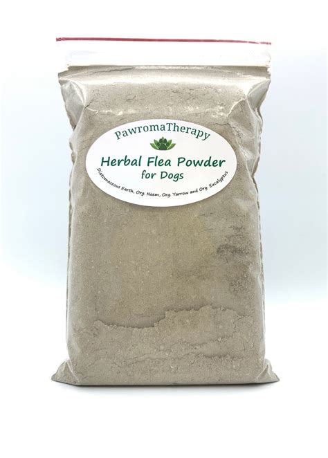 Herbal Flea Powder for Dogs 4 oz Bag - PawromaTherapy