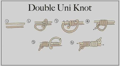 Tying The Uni And Double Uni Knot