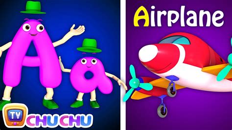 Phonics Song 2 with TWO Words in 3D - A For Airplane - ABC Alphabet Songs with Sounds for ...