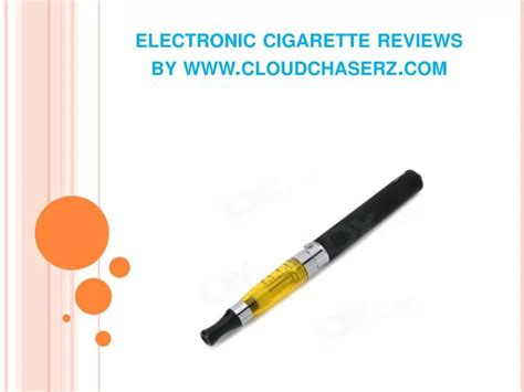 PPT - electronic cigarette reviews PowerPoint Presentation, free ...