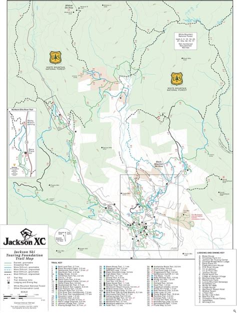 Jackson Cross Country Trail Map | Liftopia