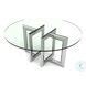 Laina Silver Round Dining Table from Bellini Modern Living | Coleman Furniture