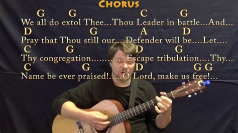 We Gather Together (Hymn) Strum Guitar Cover Lesson in G with Chords/Lyrics - YouTube