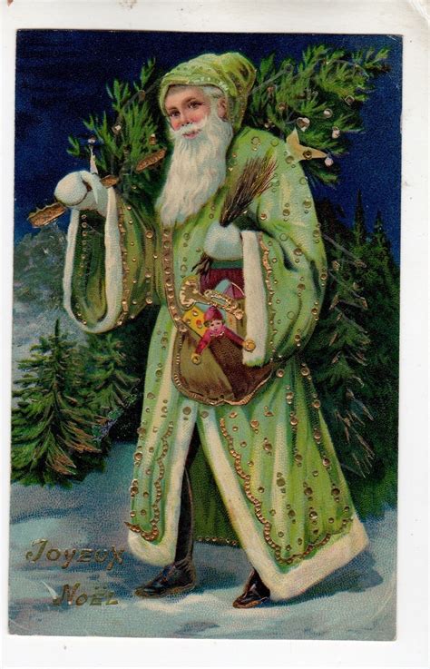 Pin by Carolyn Clark on Santa Postcards | Vintage christmas images ...