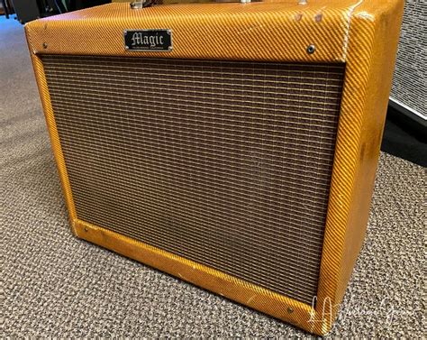 Magic Tweed Deluxe Pro Guitar Amplifier - with Relic'd Tweed Finish • LA Vintage Gear