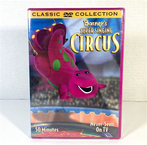 Barney's Super Singing Circus DVD 2000 Purple Dinosaur | NEW SEALED ...