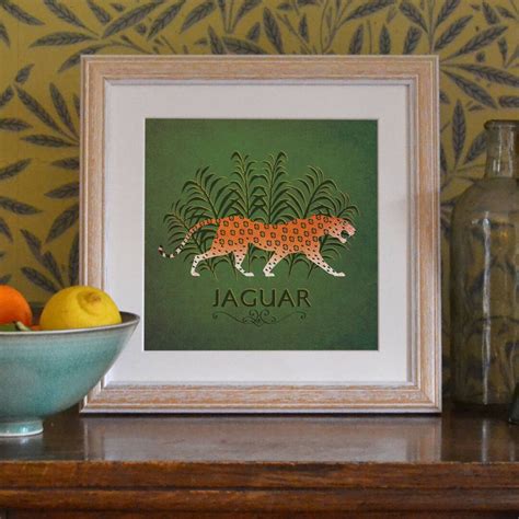 Jaguar Print Baby Nursery Art Deco Vintage Animal Alphabet - Etsy